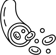 Blood flow icon